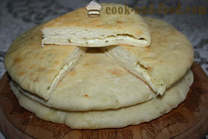 Queso Ualibah - tartas caseras Osetia cómo cocinar pastel de queso de Osetia, con un paso a paso las fotos de la receta