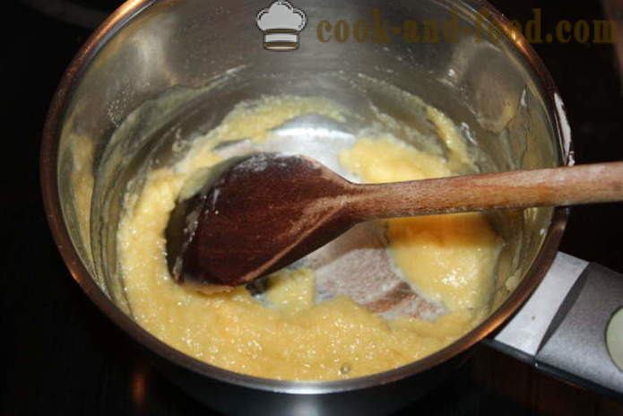 Lasaña de pollo y salsa de queso y leche - cómo cocinar lasaña en casa en el horno, con un paso a paso las fotos de la receta