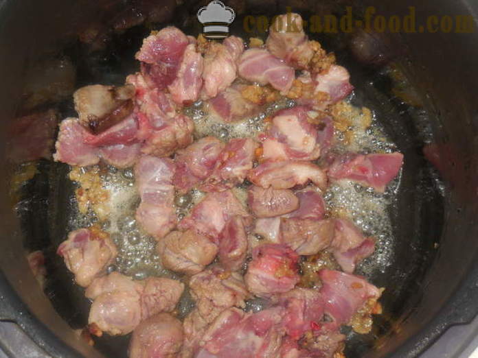 Cuscús con cordero en multivarka - cómo cocinar el cuscús en multivarka con carne, un paso a paso de la receta fotos