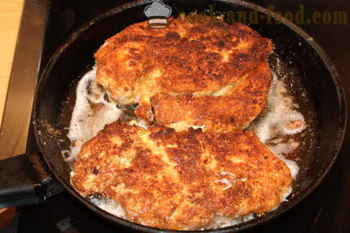 Filete de pollo delicioso en la masa - cómo hacer un filete de pollo en la masa, con un paso a paso las fotos de la receta