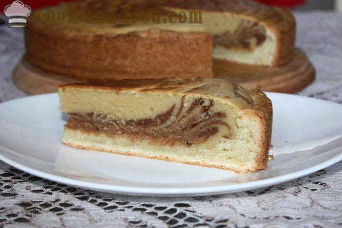 Hecho en casa pastel de cebra en italiano - cómo hacer un pastel de cebra, paso a paso las fotos de la receta