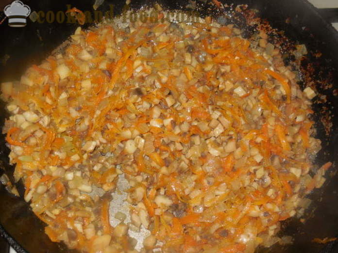 Repollo relleno con trigo sarraceno, patatas y setas - cómo cocinar sin carne rollos de col con trigo sarraceno, un paso a paso de la receta fotos