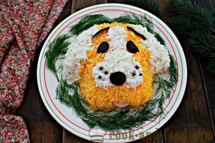 Lo que hay que prepararse para el nuevo año 2018 año del perro - menú de Navidad en el año del perro, recetas con fotos