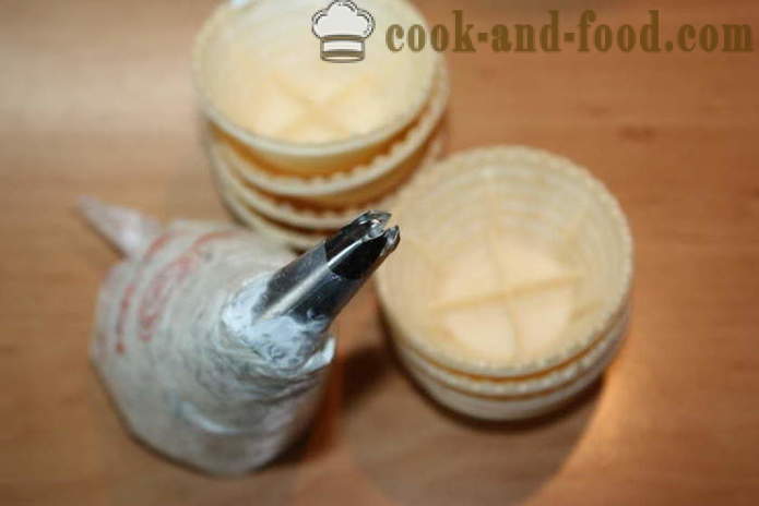 Tartar casera con queso ricotta, el eneldo y menta - cómo hacer crema de tártaro en casa, paso a paso las fotos de la receta