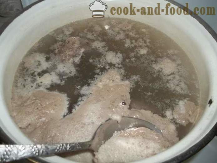 Sopa de trigo sarraceno con carne de res - cómo cocinar sopa de caldo de trigo sarraceno, un paso a paso de la receta fotos