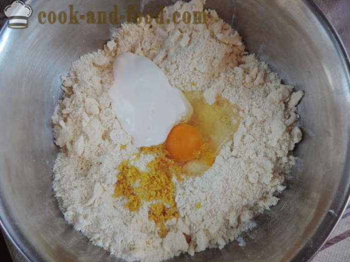 Cestas de pasta rellenos de crema - cómo hornear cestas de pasta en casa, fotos paso a paso de la receta