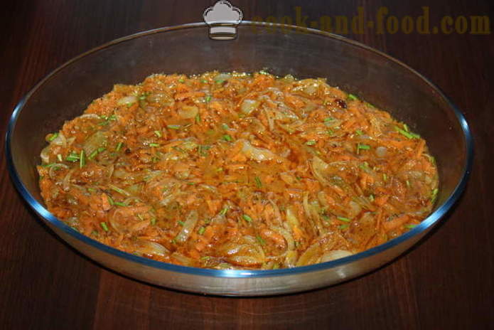 Albóndigas deliciosas en el horno con una salsa de verduras - cómo cocinar albóndigas en salsa de verduras, un paso a paso de la receta fotos