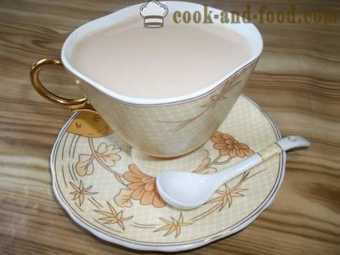 Masala té clásico con leche y especias - cómo hacer el té, chai con leche, un paso a paso de la receta fotos