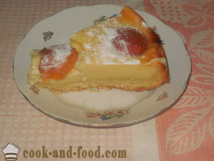 Pastel de queso hecho en casa con el queso crema en el horno - cómo hacer un pastel de queso en casa, paso a paso las fotos de la receta