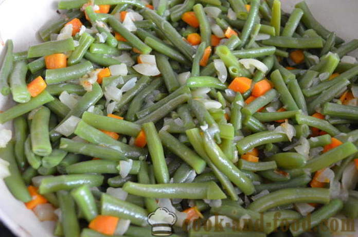 Judías verdes deliciosas - cómo cocinar judías verdes, un paso a paso de la receta fotos