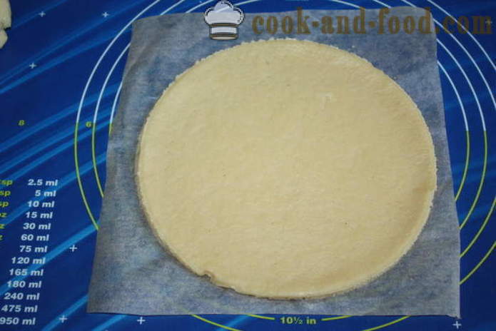 Sand Cherry Pie - cómo hornear un pastel con una cereza en el horno, con un paso a paso las fotos de la receta
