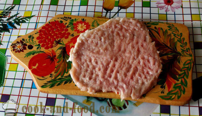 Chuletas de cerdo con queso rebozado - cómo cocinar chuletas de cerdo en una sartén, un paso a paso de la receta fotos