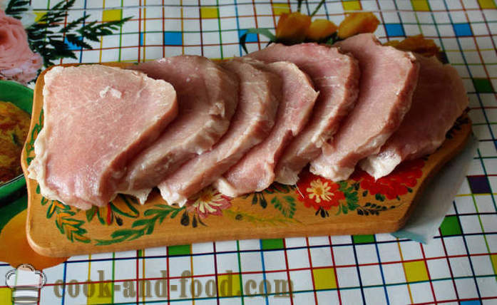 Chuletas de cerdo con queso rebozado - cómo cocinar chuletas de cerdo en una sartén, un paso a paso de la receta fotos