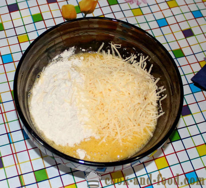 Masa de queso simple para el pescado, chuletas, pollo, coliflor o el calabacín - cómo hacer la masa de queso, con un paso a paso las fotos de la receta