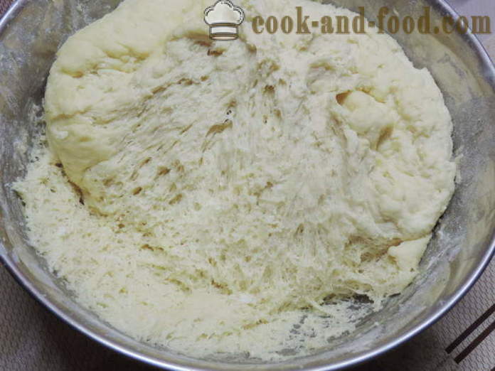 Rosquillas levadura exuberantes con relleno de requesón - cómo hacer rosquillas en casa, fotos paso a paso de la receta