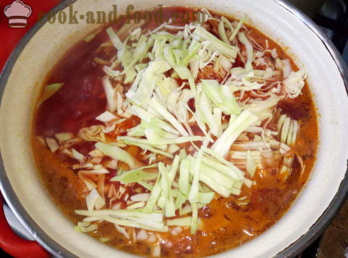 Sopa de remolacha y encurtidos tomates - cómo cocinar sopa, un paso a paso de la receta fotos