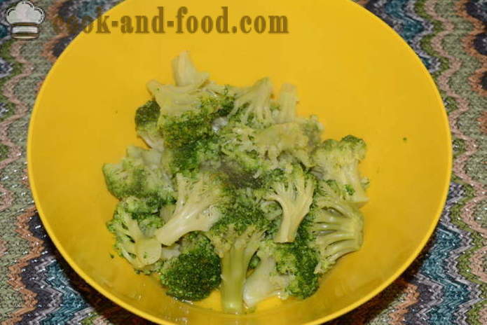Delicioso puré de verduras de brócoli congelado - cómo cocinar puré de brécol, un paso a paso de la receta fotos