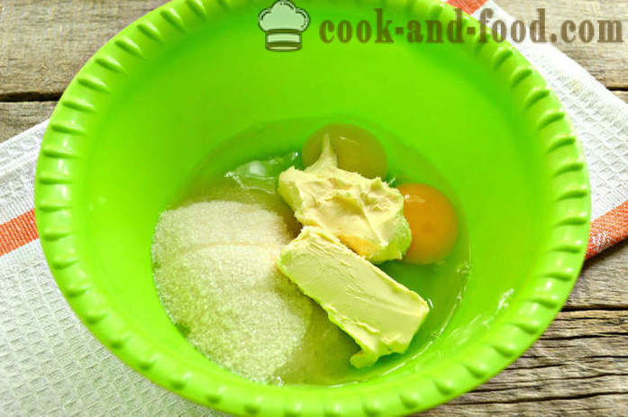 Tarta de limón en sémola y yogur en la forma de la torta - cómo hacer kéfir maná, un paso a paso de la receta fotos