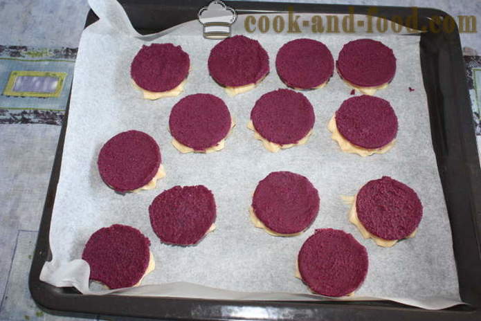 Pasteles de crema pastelera con Shu krakelinom violeta - cómo cocinar un pastel de Shu en el hogar, la receta clásica con una foto
