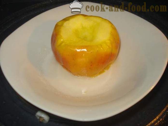 Manzanas al horno en el horno de microondas - a cocinar las manzanas en un horno de microondas, un paso a paso de la receta fotos