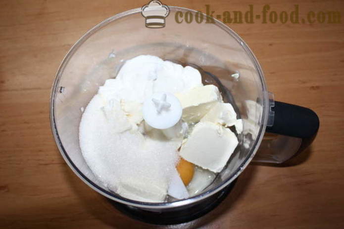 Pastel de arena con mermelada y miga - cómo hacer un pastel de arena con mermelada, mermelada o mermelada, un paso a paso de la receta fotos