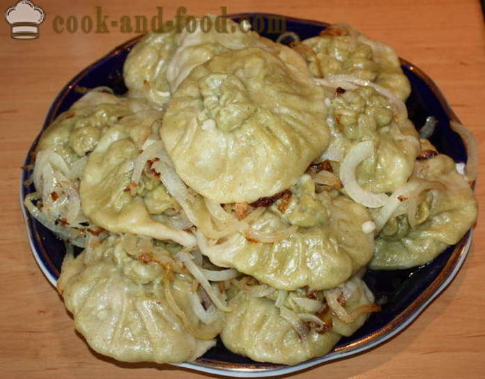 Khinkali georgiana con la carne por un par - la forma de cocinar khinkali en casa, paso a paso las fotos de la receta