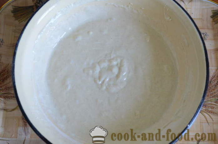 Pastel relleno rápido en el yogur con espinacas, huevo y cebolla de verdeo - cómo preparar pastel en gelatina con kéfir, un paso a paso de la receta fotos