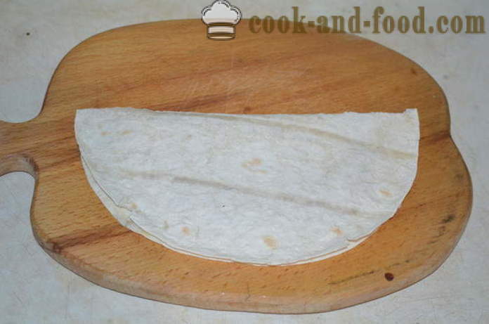 Empanadas perezosos Lavash con carne en una sartén - cómo hacer empanadas de lavash, un paso a paso de la receta fotos