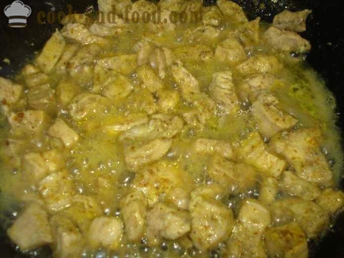 Relleno de pollo deliciosa - cómo cocinar un relleno de pollo, paso a paso las fotos de la receta
