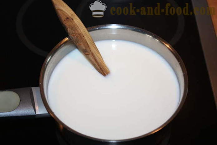 Gachas de leche de sagú - cómo cocinar gachas de sagú, sabroso, con un paso a paso las fotos de la receta
