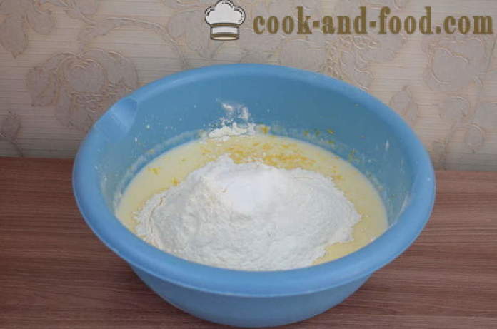 Cake rápida en kefir sin llenar - cómo preparar torta de aspic con kéfir en el horno, con un paso a paso fotos de la receta