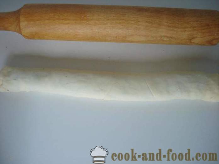 Rollos de amapola de masa de hojaldre - cómo hacer rollos con los pasteles de hojaldre de amapola, con un paso a paso las fotos de la receta