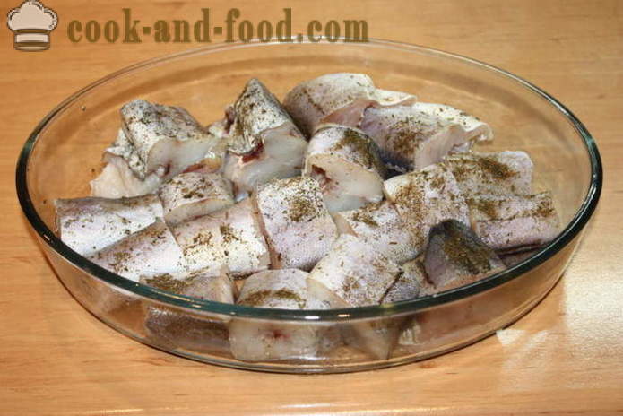 Pescado al horno en la masa en el horno - cómo hornear pescado en pasta en el horno, con un paso a paso las fotos de la receta