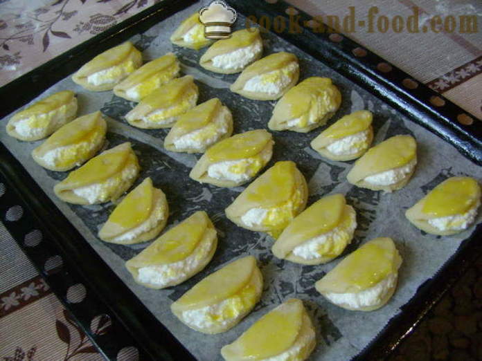 Sochniki con queso de pasta quebrada - cómo cocinar sochniki con queso en casa, paso a paso las fotos de la receta