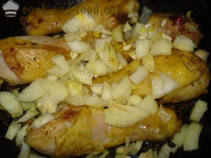 Muslo de pollo en salsa de soja - deliciosa para cocinar muslos de pollo en una sartén, un paso a paso de la receta fotos