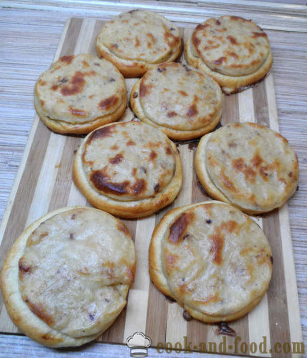 Shangi deliciosas patatas de masa de levadura - Shangi Cómo cocinar con patatas en el horno, con un paso a paso las fotos de la receta