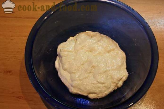 Pan focaccia italiana con relleno de jengibre en sal - la forma de cocinar el pan focaccia italiana en casa, paso a paso las fotos de la receta