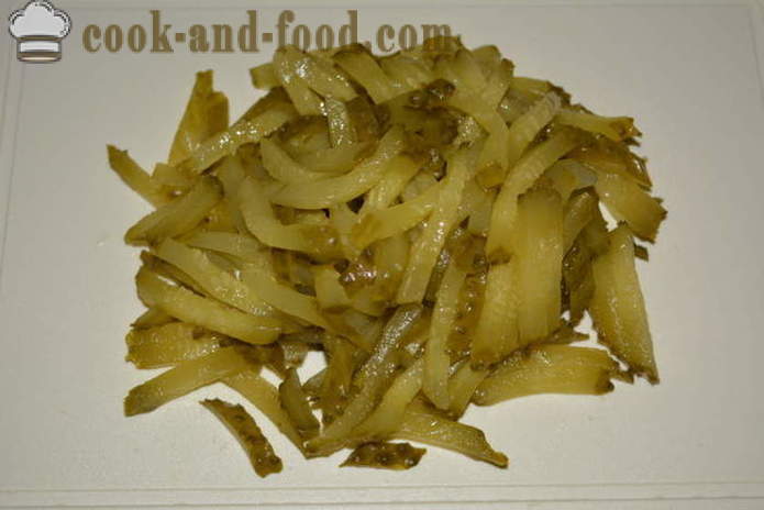 Ensalada de pepinos y cebollas en escabeche Luka- cómo hacer una ensalada de pepinillos y cebolla, con un paso a paso las fotos de la receta