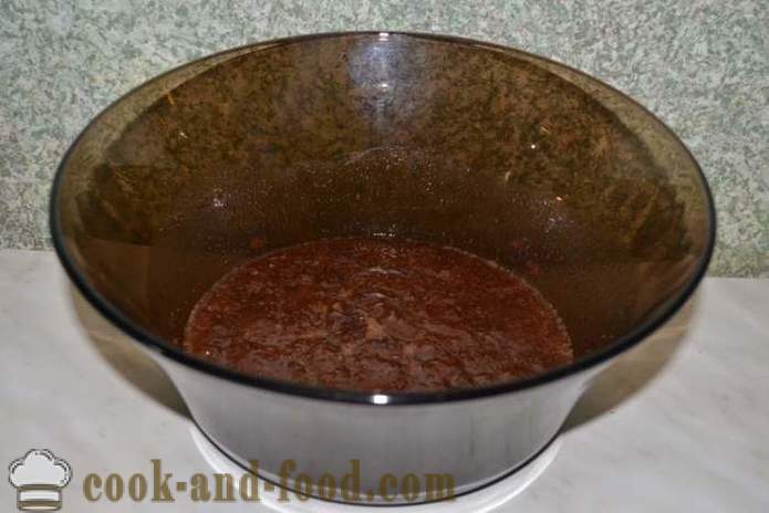 Pastel de chocolate brownie - cómo hacer brownies de chocolate en casa, fotos paso a paso de la receta