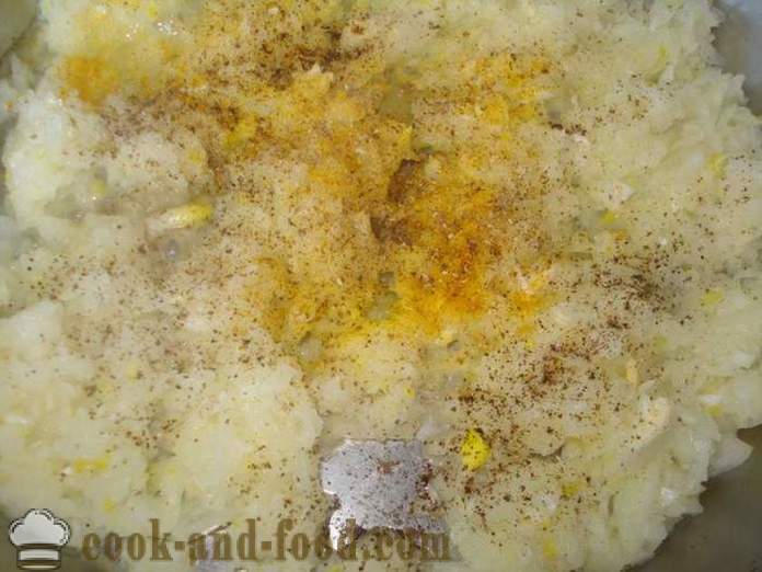 Caviar cebolla sabrosa - la forma de cocinar los huevos con un arco, un paso a paso de la receta fotos