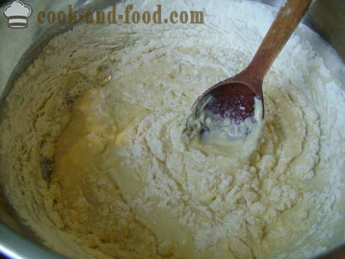 Torta deliciosa con la semilla de amapola masa de levadura - cómo cocinar una torta de semillas de amapola de rosas, paso a paso fotos de la receta