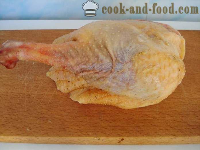 Patas de Gallo al horno - a cocinar patas de gallina en el horno, con un paso a paso las fotos de la receta