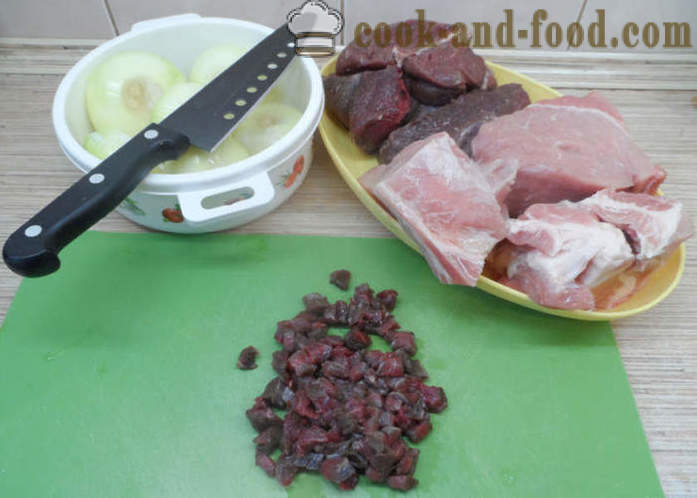 Albóndigas de carne con deliciosas - cómo hacer bolas de masa hervida en casa, fotos paso a paso de la receta
