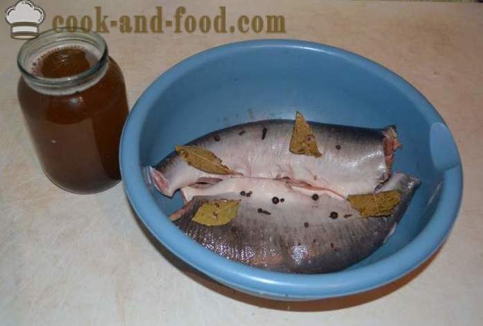 Salmón rosado es salada - la rapidez con que el decapado de salmón rosado en casa, paso a paso las fotos de la receta