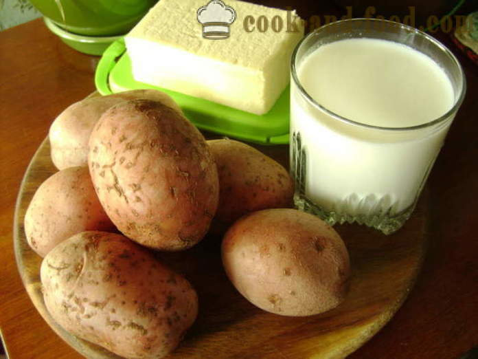 Puré de patatas con leche - cómo cocinar puré de patatas, un paso a paso de la receta fotos