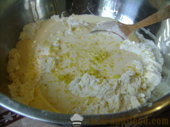 Anillo de arena con frutos secos - cómo cocinar virolas galletas de mantequilla, un paso a paso de la receta fotos