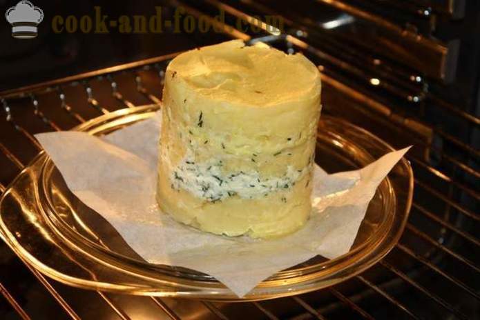 Patatas al horno con queso de capa en el horno - papas al horno con queso como en el horno, con un paso a paso las fotos de la receta
