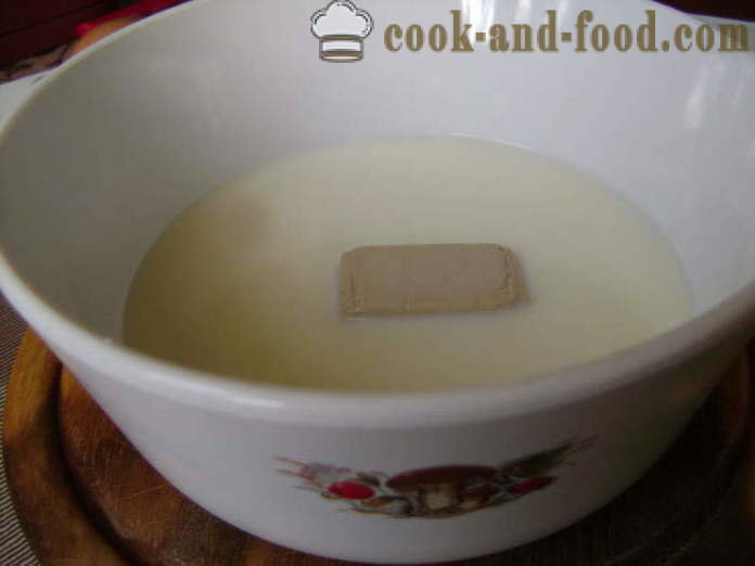 Mantequilla universal masa de levadura para las empanadas - Cómo preparar levadura torta de masa, un paso a paso fotos de la receta