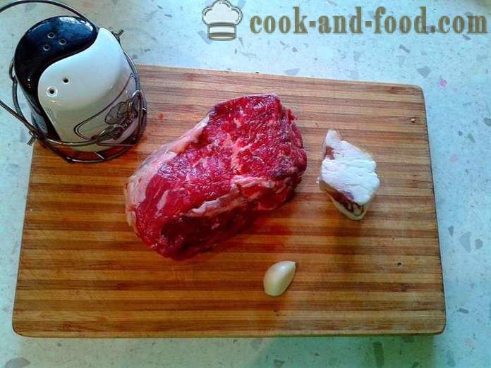 Rodillos de carne en la sartén - cómo cocinar rollitos de carne con relleno, un paso a paso de la receta fotos