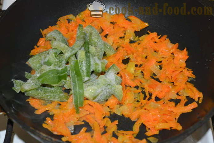 Kasha: alforfón con arroz y verduras en una sartén - cómo cocinar el trigo sarraceno con guarnición de arroz juntos, paso a paso las fotos de la receta